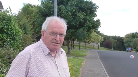 Polling Day-7 PM (7th June) Sinn Fein loudspeakers in a Waterford Housing Estate