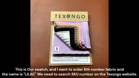 How to place a order using swatch card ? - Step by Step Guide - Texongo