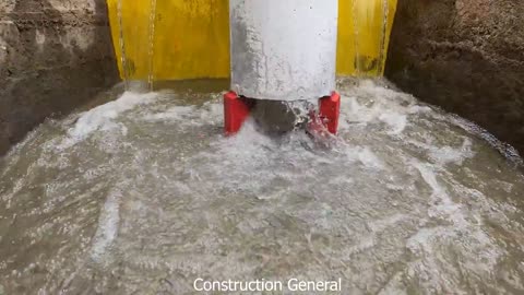 Build mini hydroelectricity with powerful suction turbine | Free clean energy
