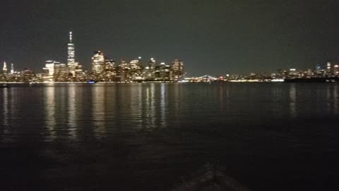 Relax and Meditate - AMAZING New York Skyline and Statue of Liberty at Night