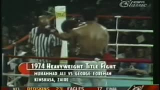 Combat de Boxe George Foreman vs Mohamed Ali