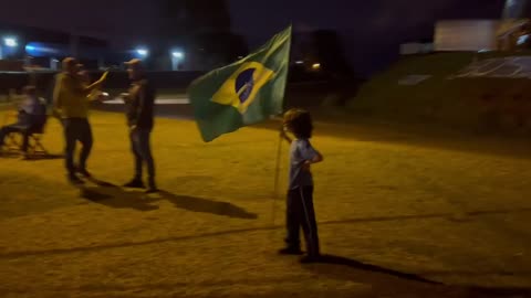 Manifestacao da Bandeira