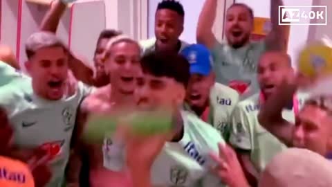 Brazil Players Dancing in First Training in Qatar, World Cup