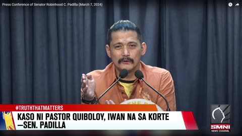 Kaso ni Pastor Quiboloy, iwan na lang sa korte —Sen. Padilla