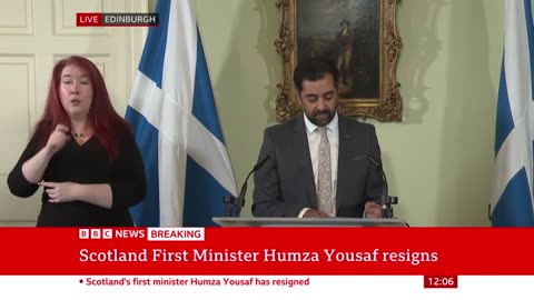 Hamza Yousaf quits as Scotlands first Minister || BBC NEWS