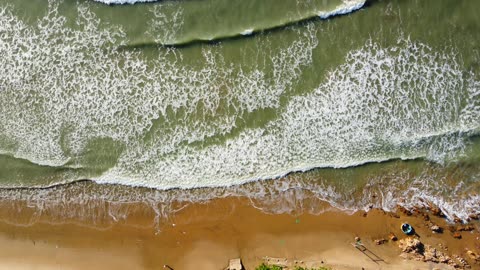 Beach Waves Natural Scenery