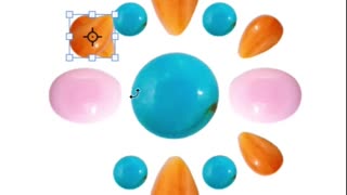 Natural turquoise and orange spiny oyster with Princess spiny oyster multi cabs for making jewelry