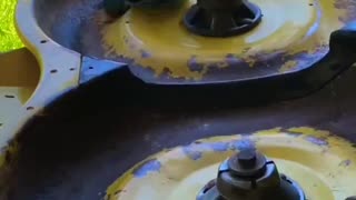 John Deere Mowing Deck with Rust Treatment