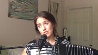 One-person accordion & vocal cover of Taylor Swift's 'Shake It Off'