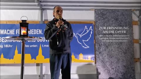 RALF, DRUSHBA (Дружба) Fahrt nach Moskau - BAUTZEN, Kornmarkt, 01 01 2024, 152. MAHNWACHE 🕊