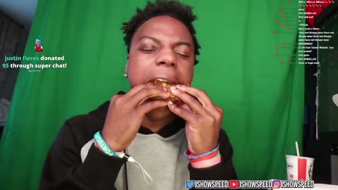 IShowSpeed chokes attempting the "KFC Chicken Challenge"