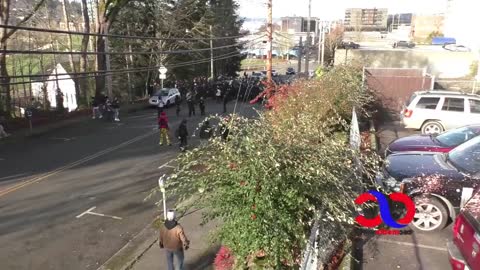 Patriots Run To Save Their Vehicles And Some Get Arrested In Olympia Washington