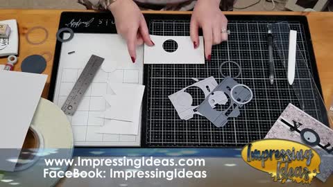 11-13-2018 Camera Aperture Card TUTORIAL with Spellbinders and Tim Holtz