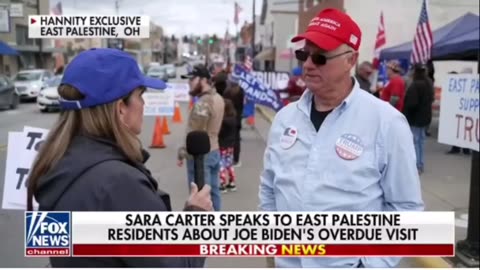 Sara Carter SPEAKS with the people of East Palestine