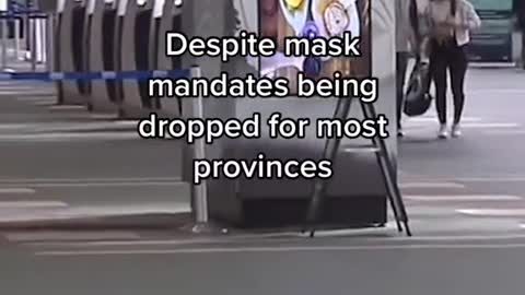 International travelers must wear a mask for 14 days after returning home to Canada.