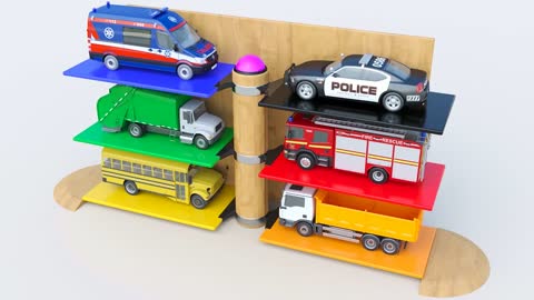 Magic Train fot Children | Vehicles - Cartoon Videos | Toy Trucks for Kids Toddlers-20