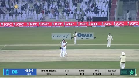 Harry Brook Hit 1st Century In Test Cricket | Pakistan vs England | 1st Test Day 1 | PCB | MY2L