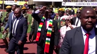 Floyd Mayweather attends political rally in Zimbabwe