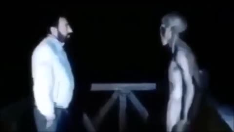 Guy talking to an alien