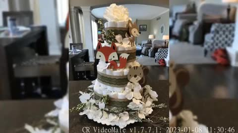 outstanding DIY diaper cake designs for home décor