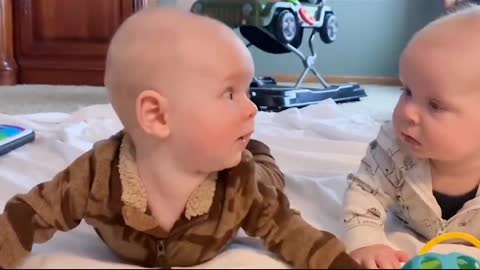 Funny Twin Babies Fight Over Everything #1 | Funny Baby Video