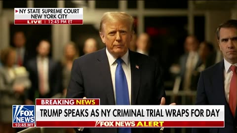 OfficialACLJ - MUST WATCH: Trump Statements After Day 1 of Trial in NYC