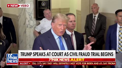 BREAKING: Donald Trump speaks to press after court