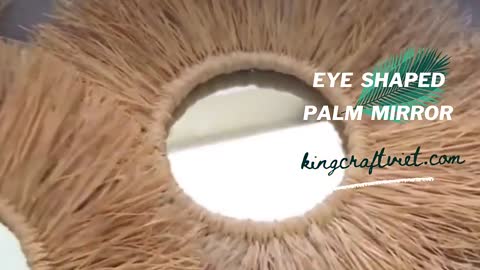 PALM LEAF MIRROR #KPM02 - KING CRAFT VIET