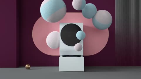 LG SIGNATURE WashingMachine - For touchable softness (Collaboration with Santi Zoraidez)