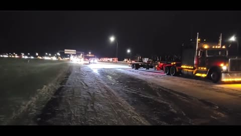 Canadian Truckers Block Roads Over Jab Mandates, Biden's Supply Chain Crisis Soon To Be Even Worse