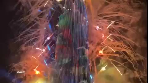 Huge Celebration of New Year 2024 at Burj Khalifa DUBAI