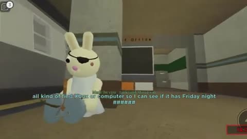 FUNNY FAN CUTSCENES IN ROBLOX PIGGY CUTSCENE CREATOR! *UPDATE* (bunny wants xbox to play FNF?!...)