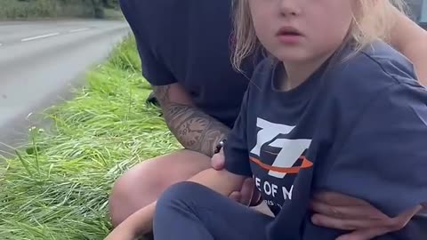 LITTLE GIRL REACTION BIKE