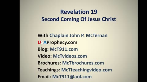 Bible Teaching: Revelation 19 (Second Coming of Jesus Christ) Part 39