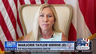 Marjorie Taylor Greene Gives Update On Whistleblower