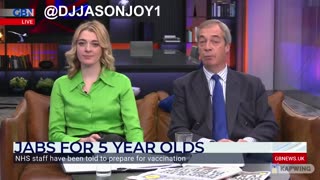 Nigel Farage on Mass Vaccination 💉 of 5 Year Olds Myocarditis