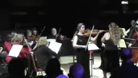 Telemann, Viola concerto, 2nd movement - Allegro. Monica Cuneo, viola