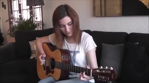 The Eagles - Hotel California (Fingerstyle Acoustic Guitar Cover by Gabriella Quevedo) (Reupload)