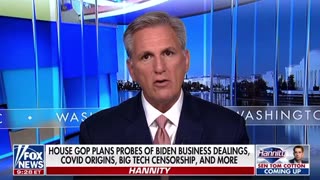 Speaker Kevin McCarthy: How do we get Answers? GOP Agenda Going Forward