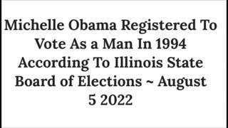 1994 Michelle registered to vote as a man