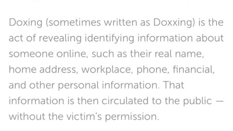 Spotem Shotem explains the definition of doxxing 📝 [pa3EFyETuzs]