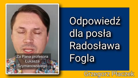 Grzegorz Płaczek. Dlaczego nie będzie głosował na PiS