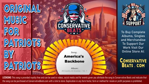 Conservative Beats - Album: All Country All America - Single: America's Backbone