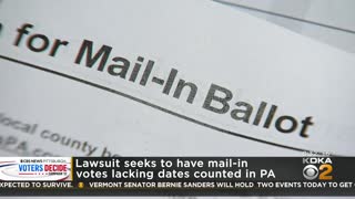 Lawsuit seeks to have certain mail-in ballots counted