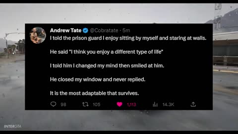 Andrew Tate Conversation With Prison Guard (New Message)