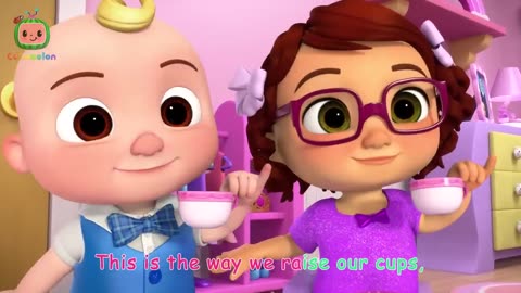 This is the Way to Tea Party _ CoComelon Nursery Rhymes & Kids Songs