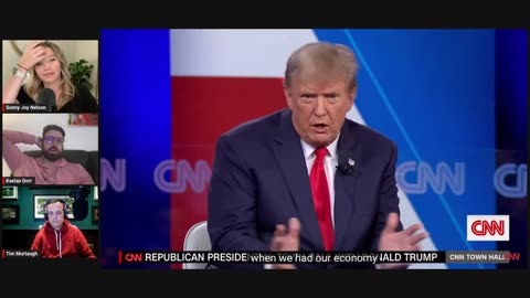 LINE DRIVE REACTS! Trump Does CNN Townhall in New Hampshire