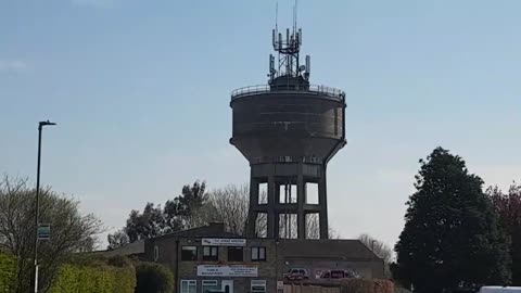 Warning huge #5G Death Tower spotted that's been converted from an old Water Tower!