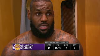 LeBron James on what he thought about Austin Reaves doing the “too small” gesture to Beverley