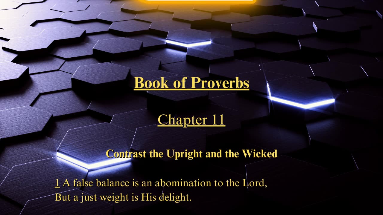 Christian meme video proverbs chapter 11 03 31 2024 
